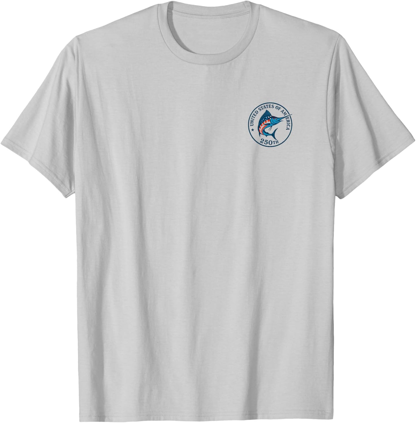 God Bless America/July 4th/ USA Designs/Red White and Blue T-Shirt - T-Shirt | Ash