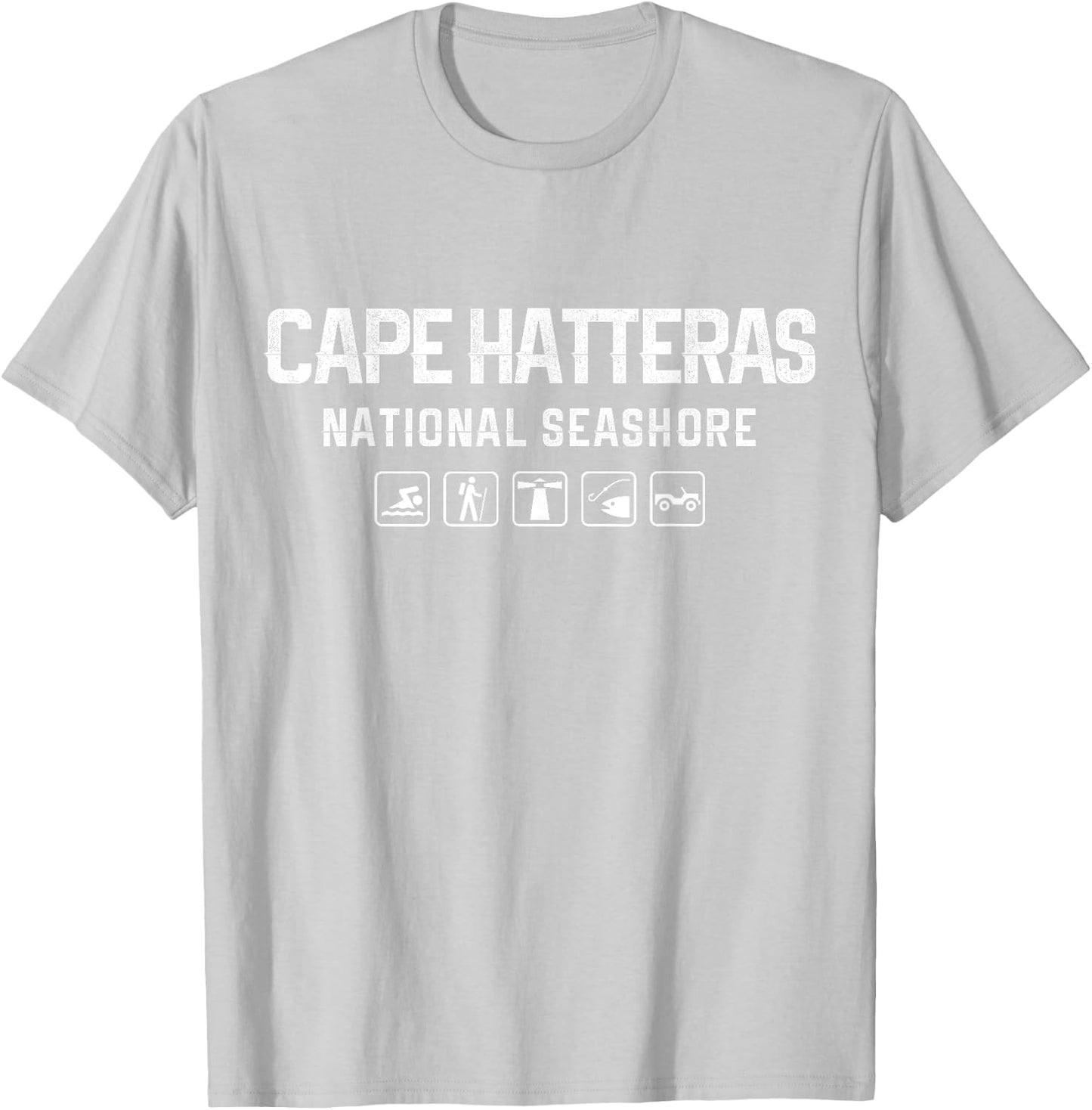 Cape Hatteras National Seashore, North Carolina T-Shirt - T-Shirt | Ash
