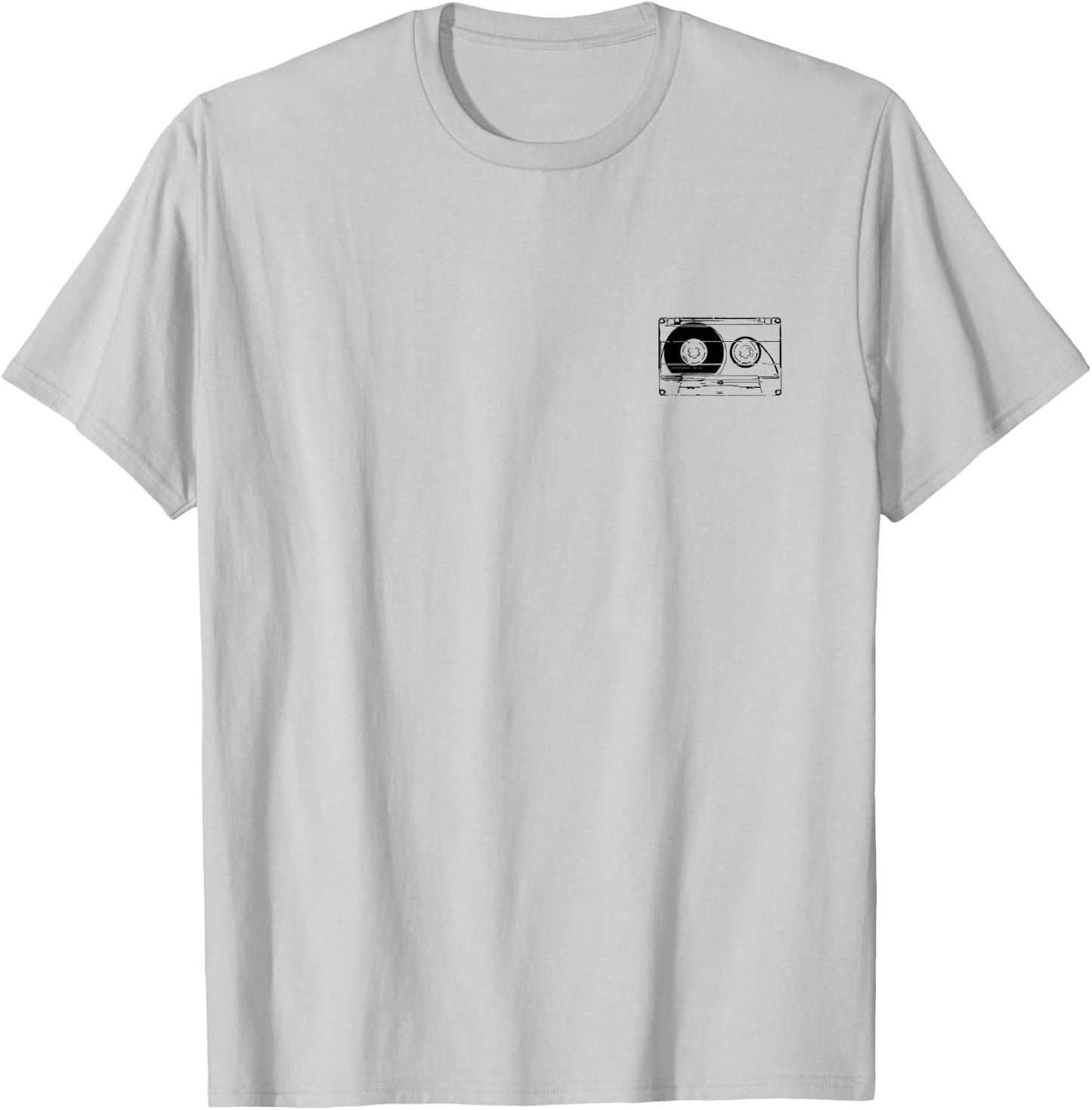 Kassette Old School Audioband Mixtape Kassette T-Shirt - T-Shirt | Ash