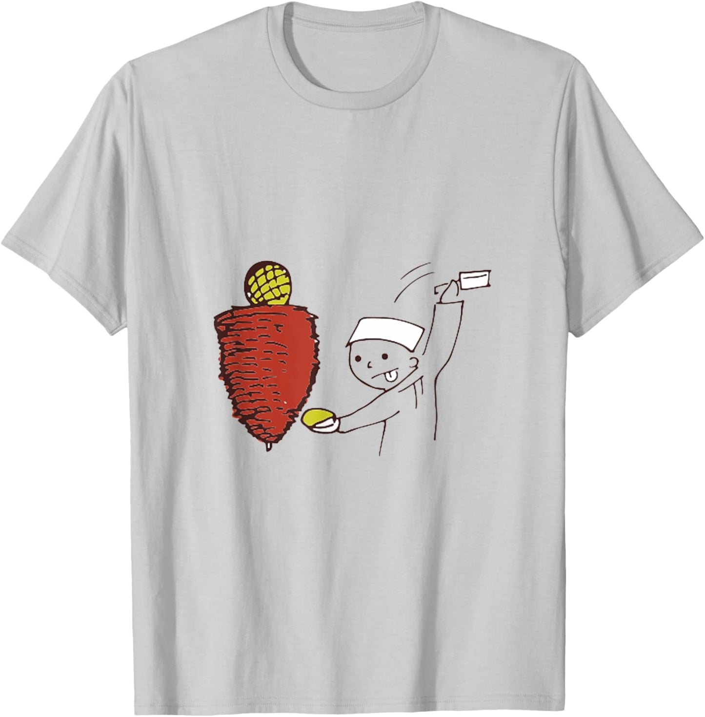 Chef Taco el Pastor Mexican Food T-Shirt - T-Shirt | Ash