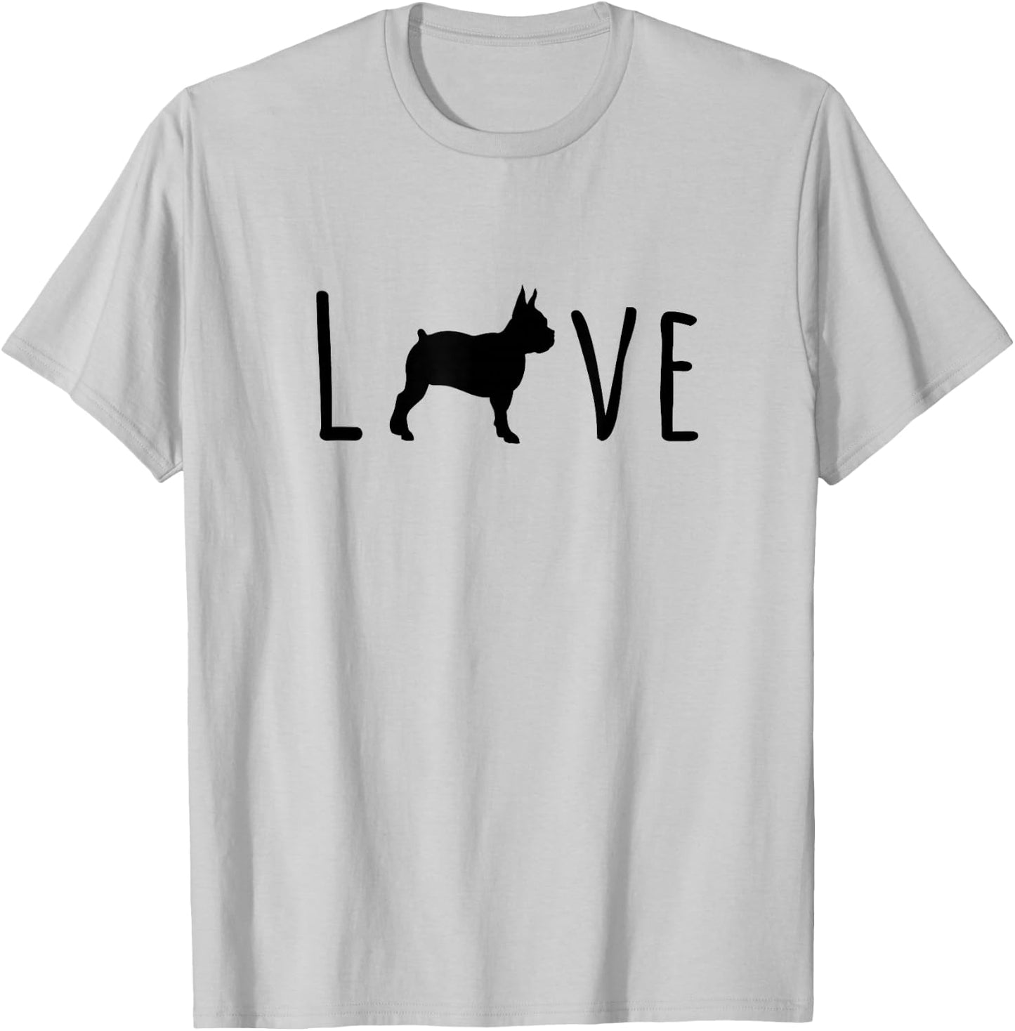 Boston Terrier - Bostie - Dog Dad Mom Pet T-Shirt - T-Shirt | Ash