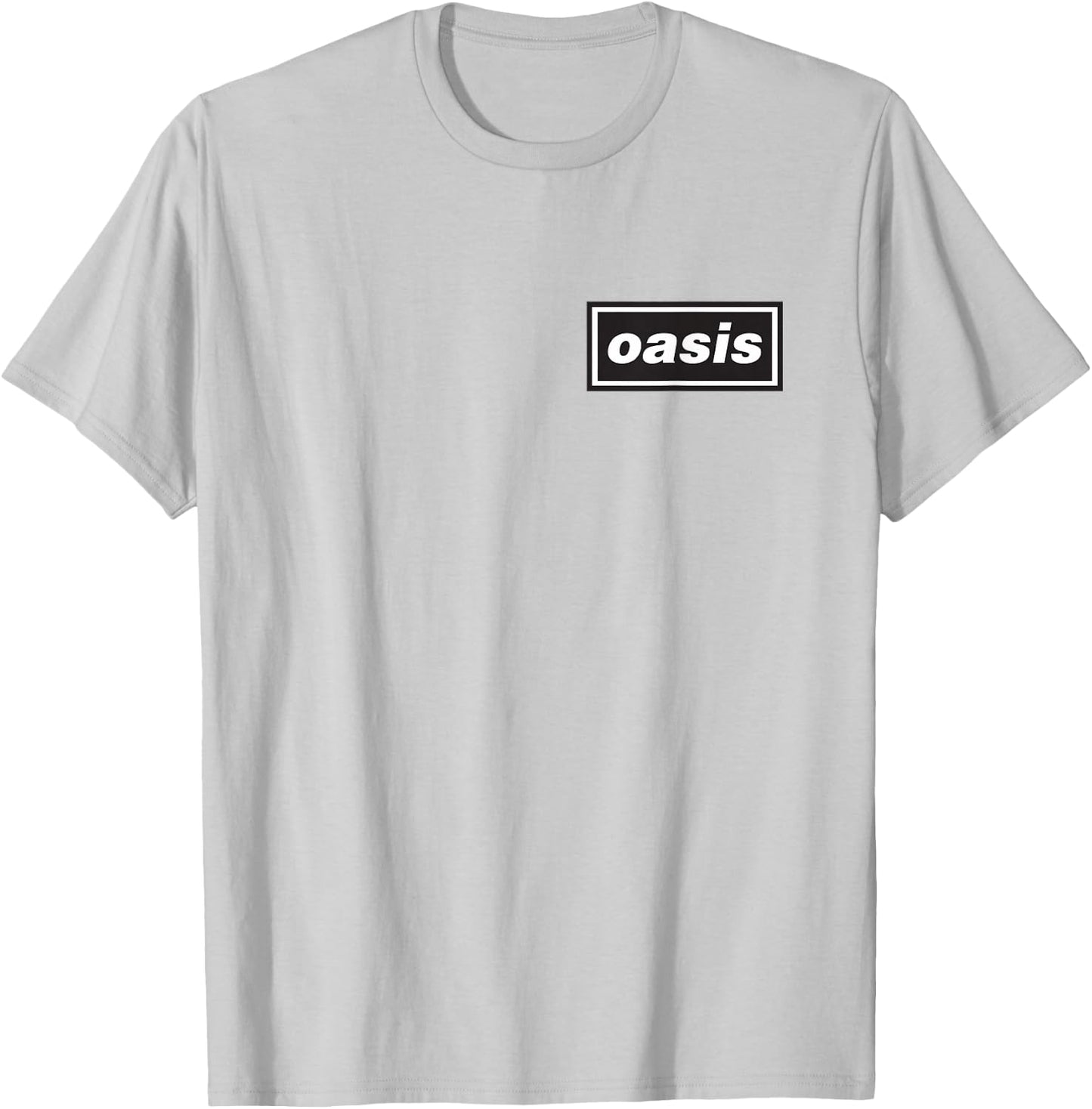 Oasis – Pocket Hit Logo Grey , grey, S T-Shirt - T-Shirt | Ash
