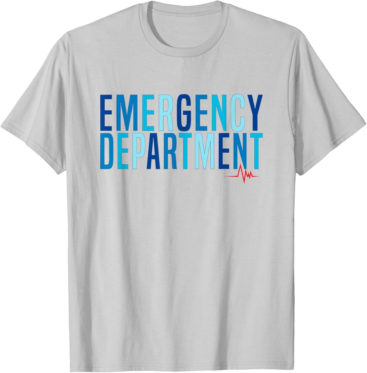 Vintage Emergency Department Emergency Room Nurse Healthcare T-Shirt - T-Shirt | Ash