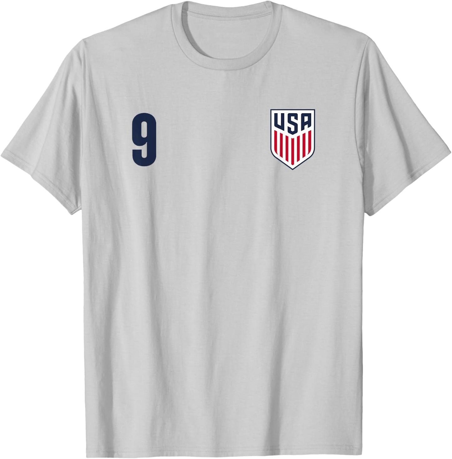 Officially Licensed US Soccer Ricardo Pepi, Legacy #9 T-Shirt - T-Shirt | Ash