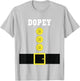 Funny DOPEY Halloween Costume Gift Novelty Shirt T-Shirt - T-Shirt | Ash