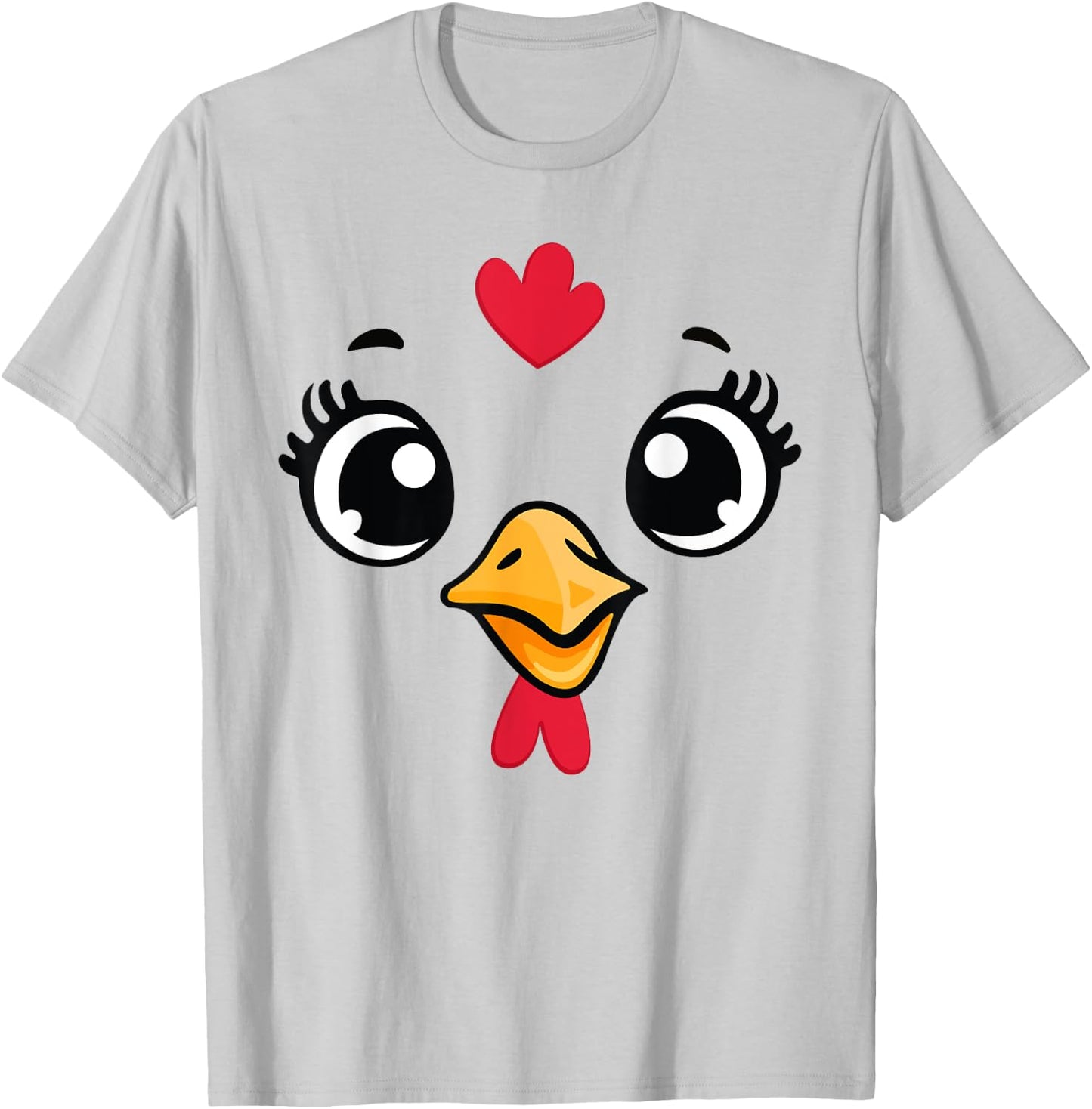 Funny Chicken Halloween Costume Women Kids Halloween T-Shirt - T-Shirt | Ash