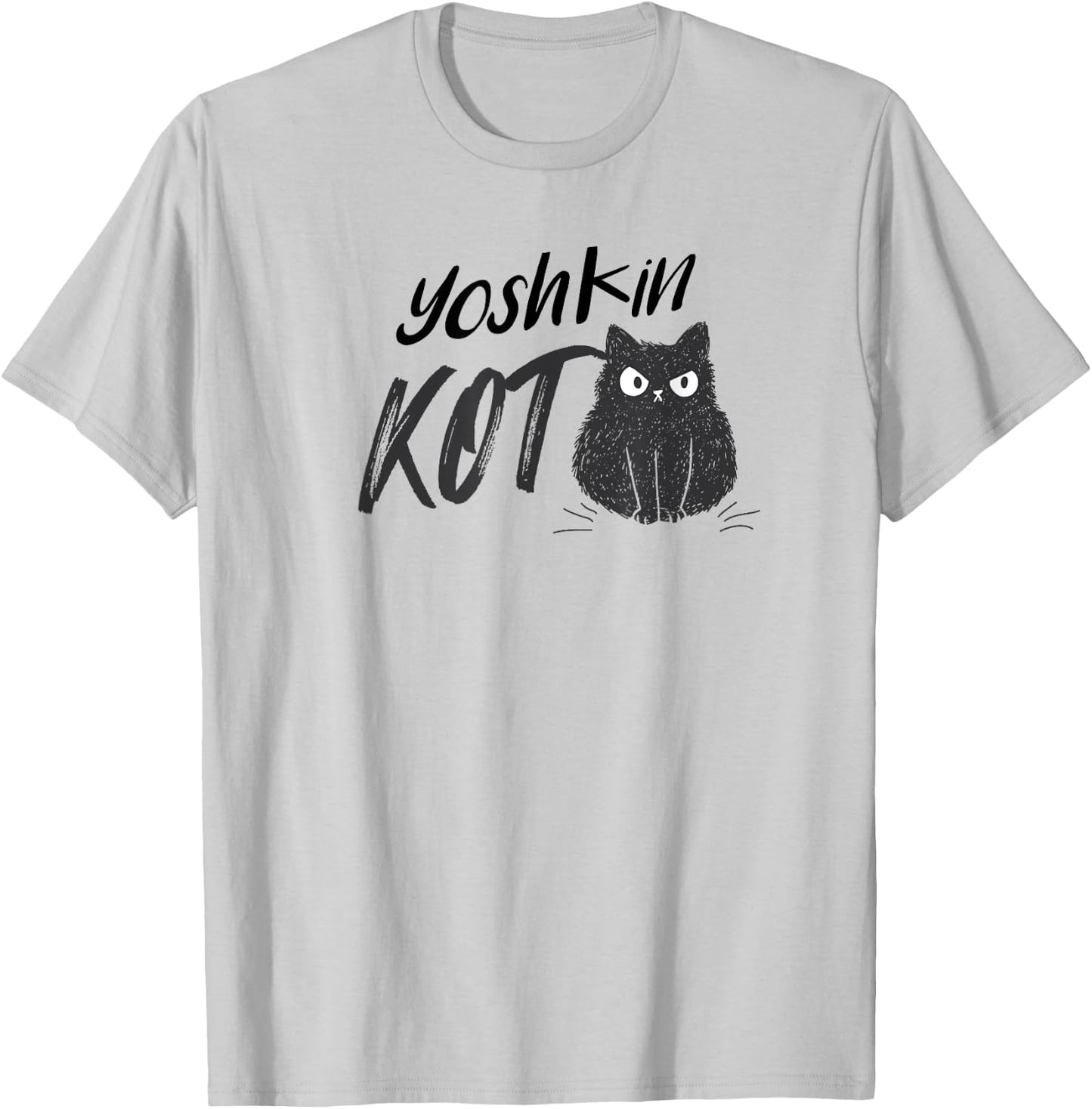 Yoshkin Kot lustiger Russen Spruch Russischer Spruch T-Shirt - T-Shirt | Ash