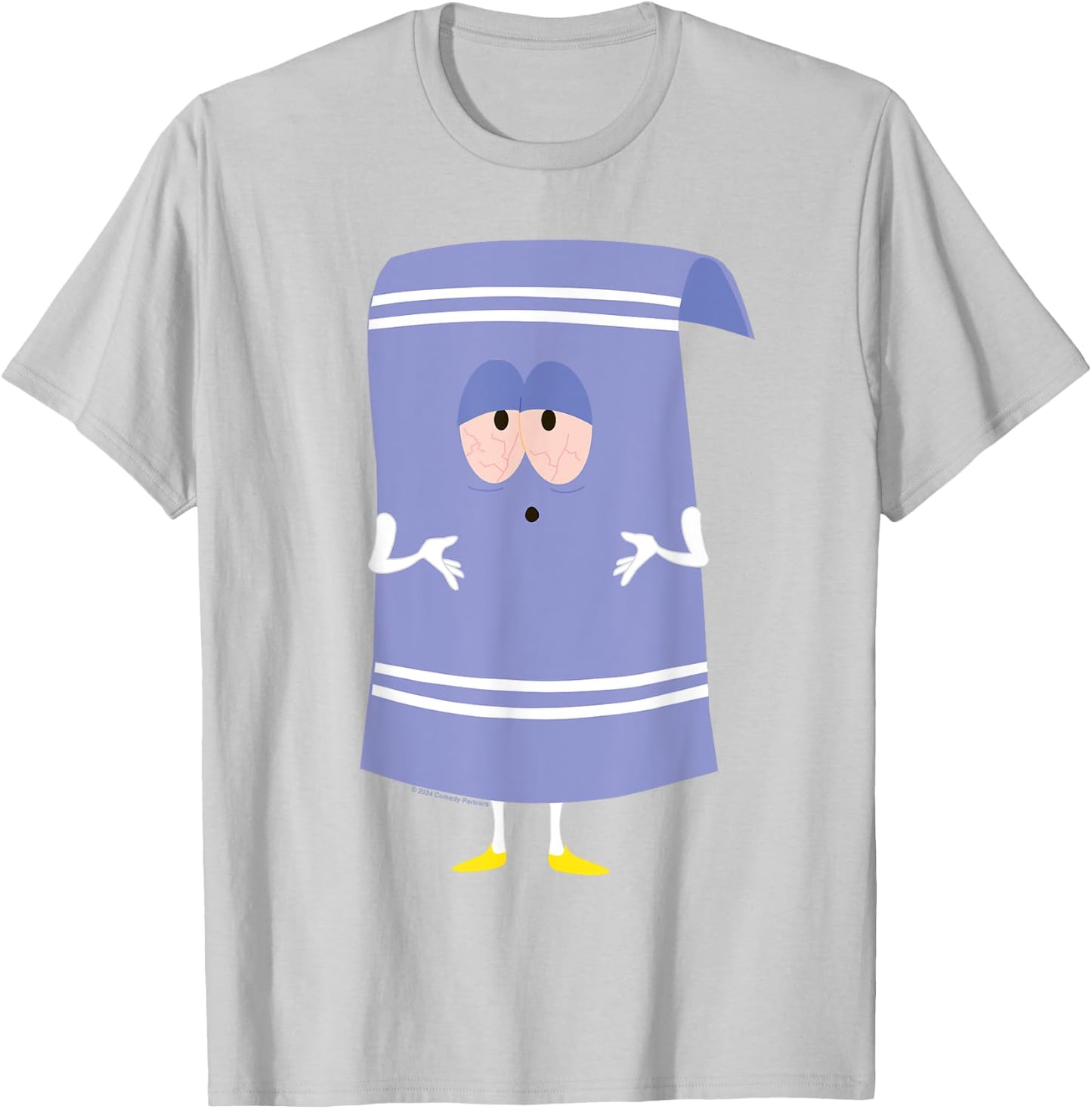 South Park Towelie Smile Face Halloween T-Shirt - T-Shirt | Ash