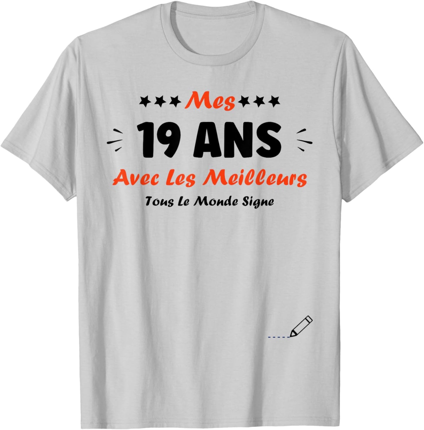 Signature 19 Years Birthday Humour 19 Years to Sign , white, S T-Shirt - T-Shirt | Ash