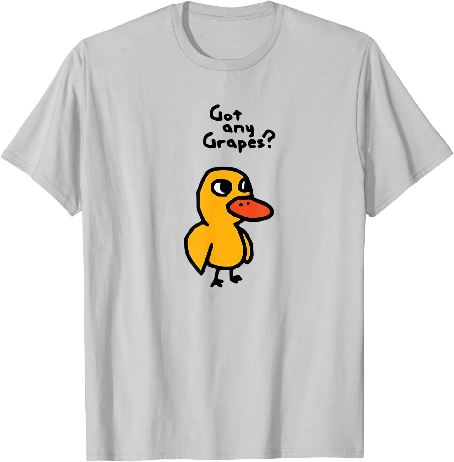 The Duck Song Got Any Grapes Ice Fresh Lemonade Funny Meme T-Shirt - T-Shirt | Ash