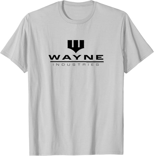 Batman Wayne Industries Logo , grey, S
