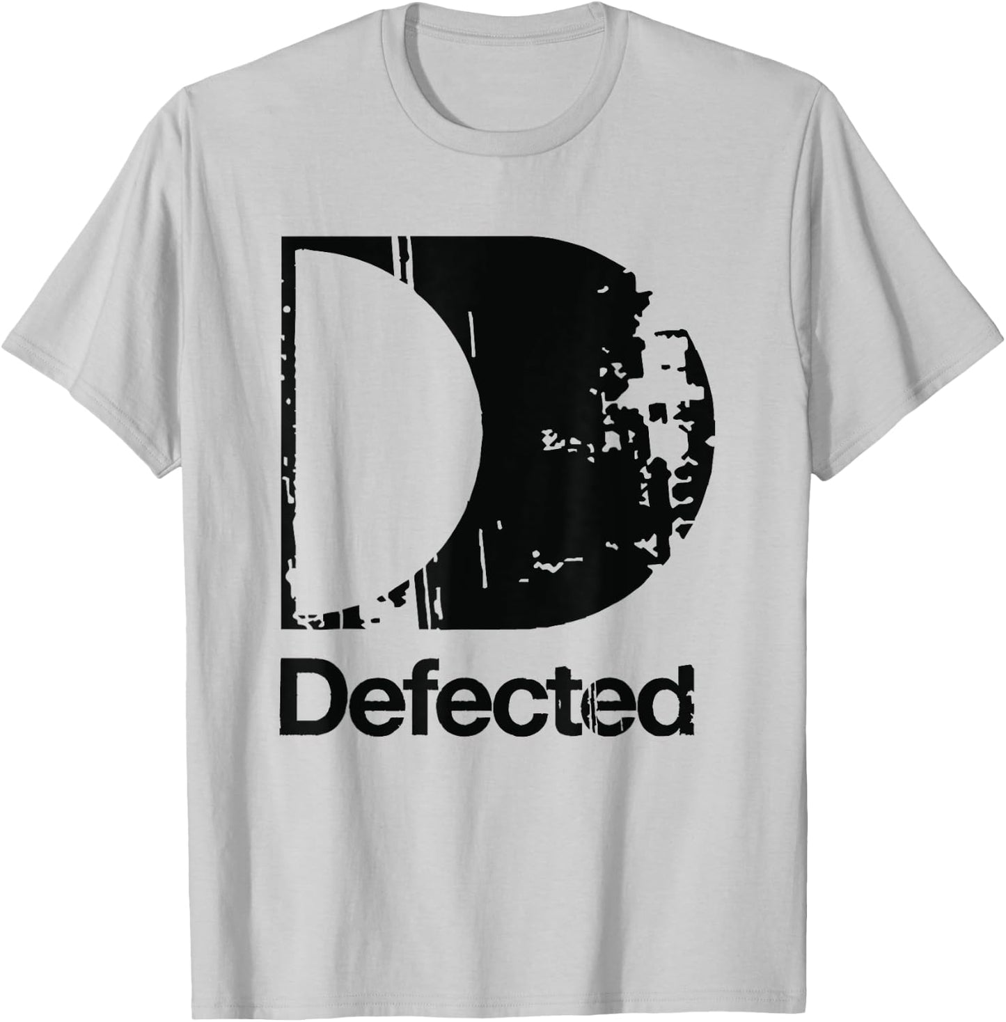 Classic Black Print D Faulty T-Shirt - T-Shirt | Ash