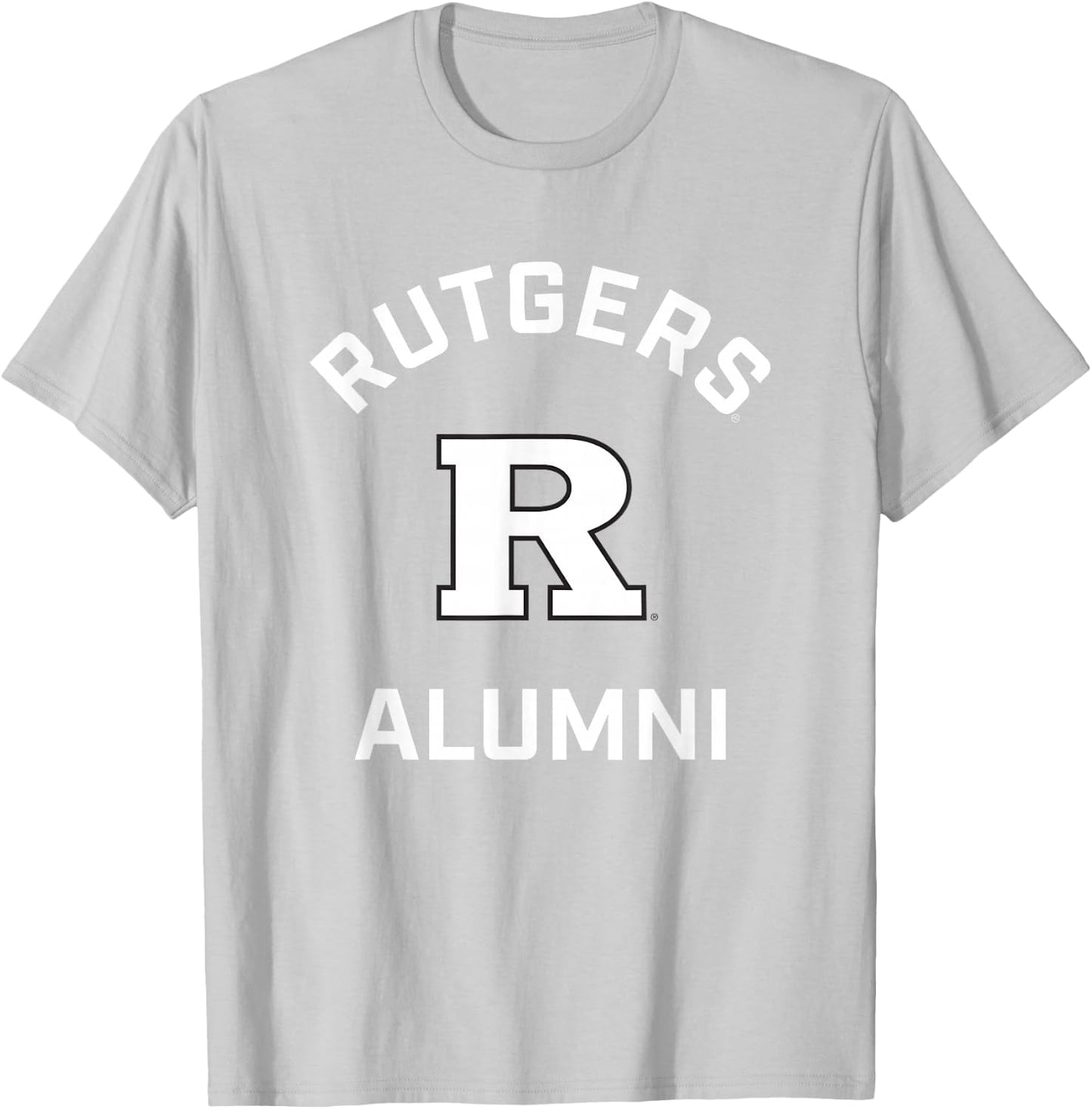 Rutgers University Scarlet Knights Arched Alumni T-Shirt - T-Shirt | Ash