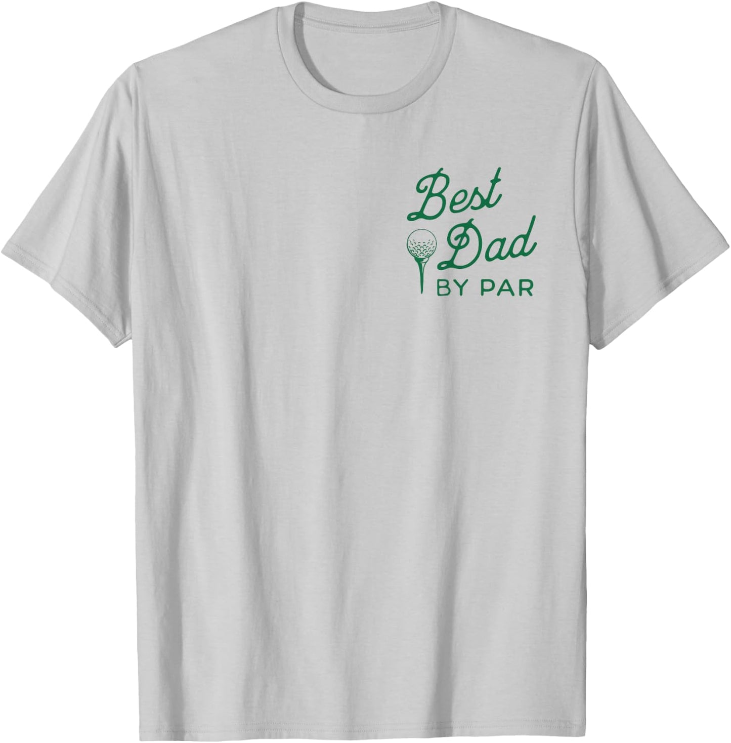 Funny Golf Dad Retro Graphic Above Average Golfer Father T-Shirt - T-Shirt | Ash