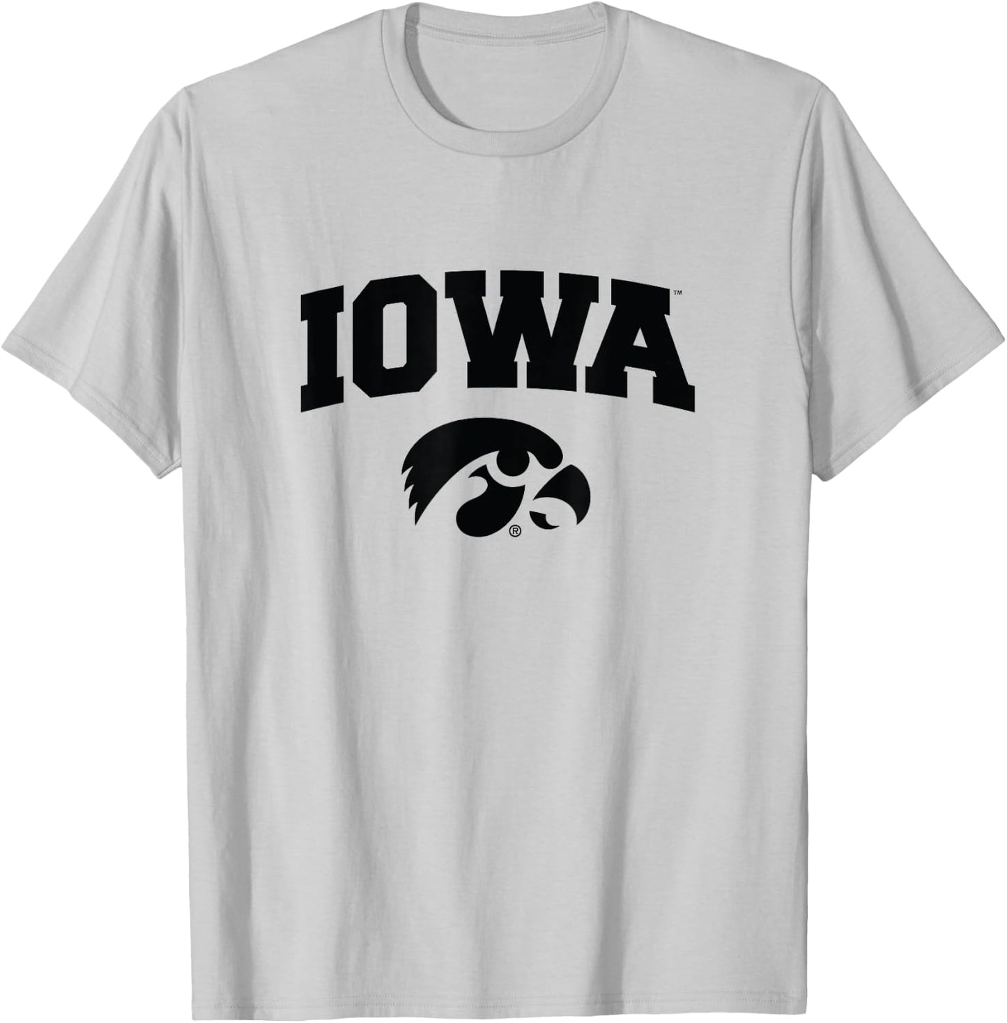Iowa Hawkeyes | NCAA University of Official | OCIMPIO003 T-Shirt - T-Shirt | Ash