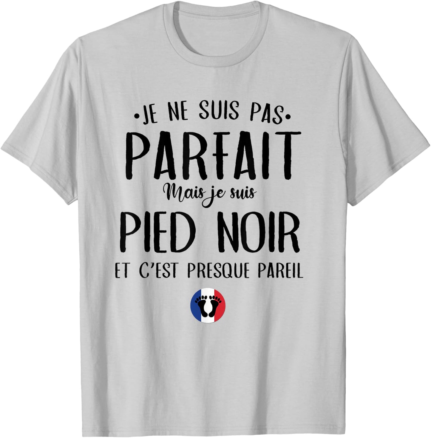 Gift Original Grandpa Granny Black Feet , white, S T-Shirt - T-Shirt | Ash