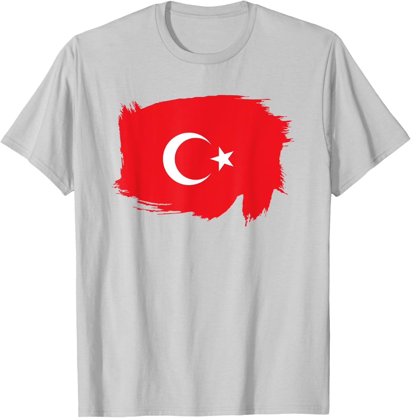 Türkei Flagge Türk Bayragi Design Damen Herren Deko Türkiye T-Shirt - T-Shirt | Ash