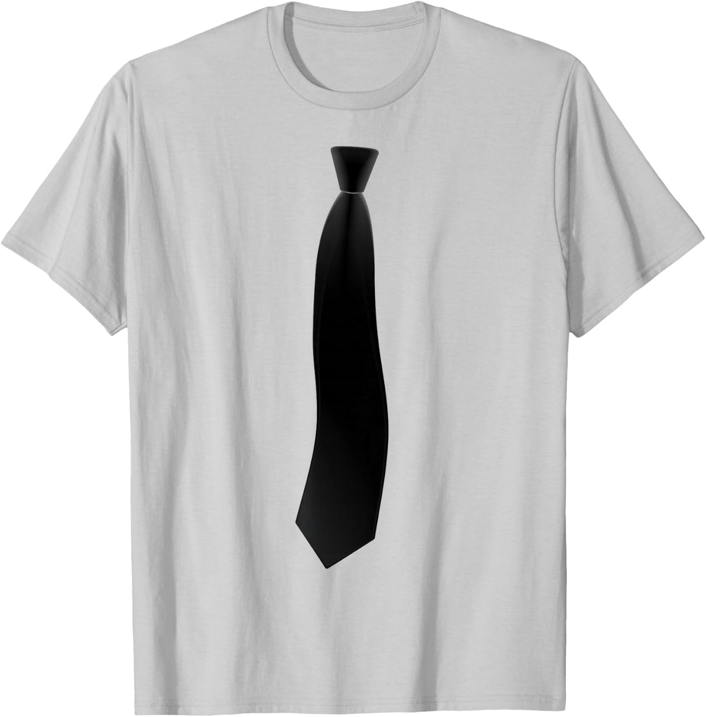 Black Tie Funny Suit Costume Boys , White T-Shirt - T-Shirt | Ash