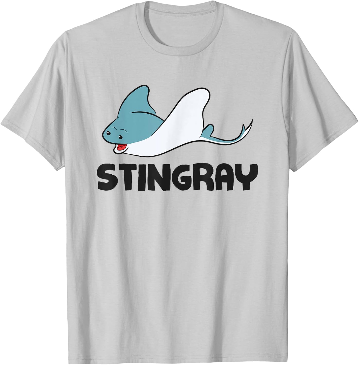 Stingray Ocean Sharks Love Stingrays T-Shirt - T-Shirt | Ash