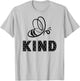 Bee Kind. Cute Bee Doodle. , Men & Kids. Yellow T-Shirt - T-Shirt | Ash