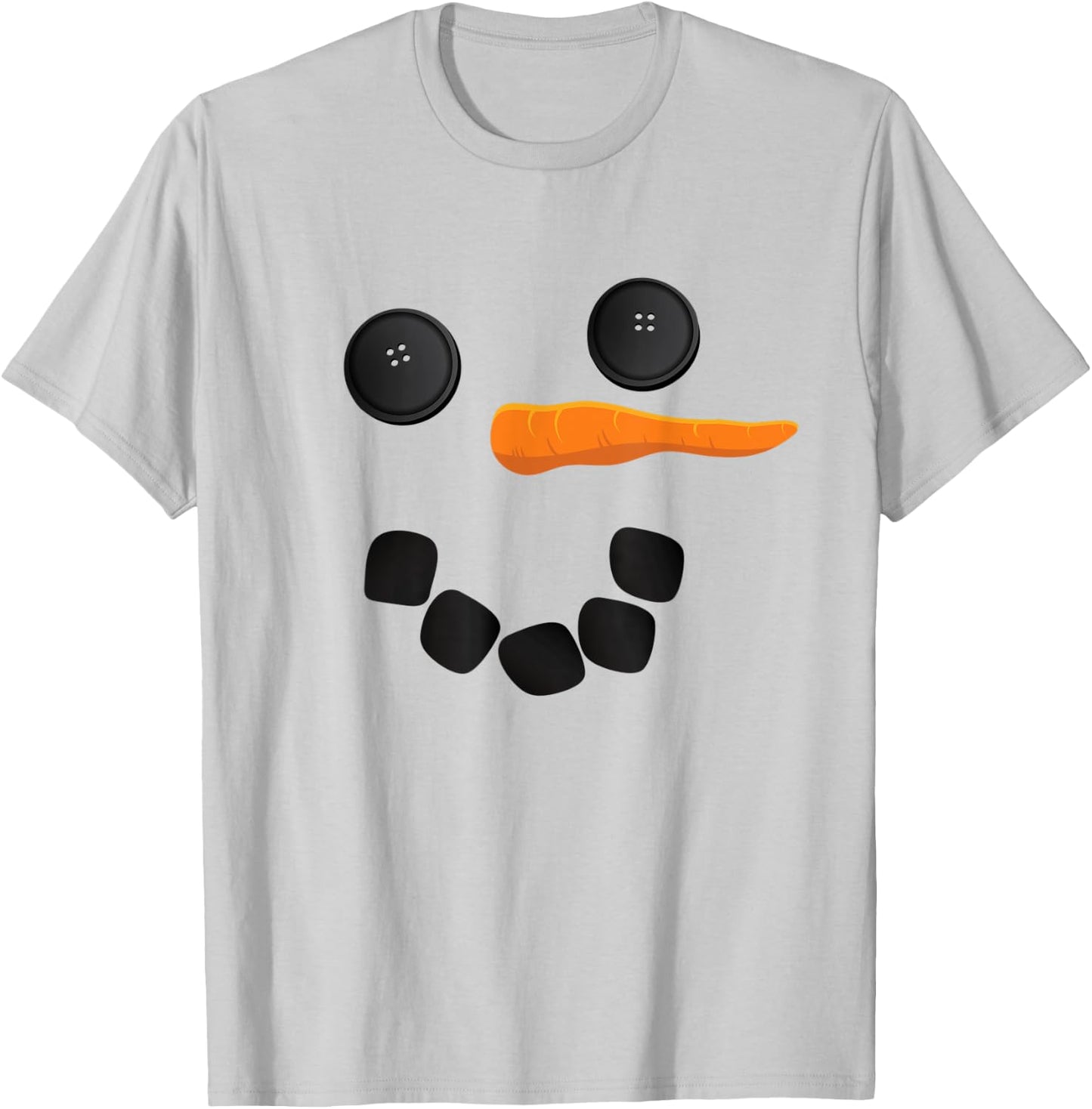 Snowman costume, Novelty for Winter fun Adults & Kids T-Shirt - T-Shirt | Ash