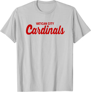 Vatican City Cardinals Funny Catholic Pope Sports Parody T-Shirt - T-Shirt | Ash