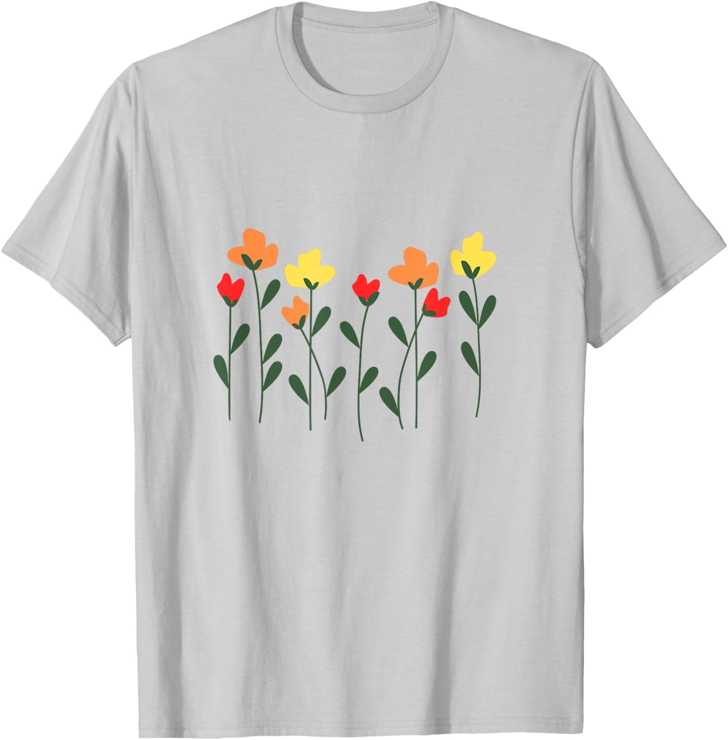 Summer Wildflowers Women's , white, S T-Shirt - T-Shirt | Ash