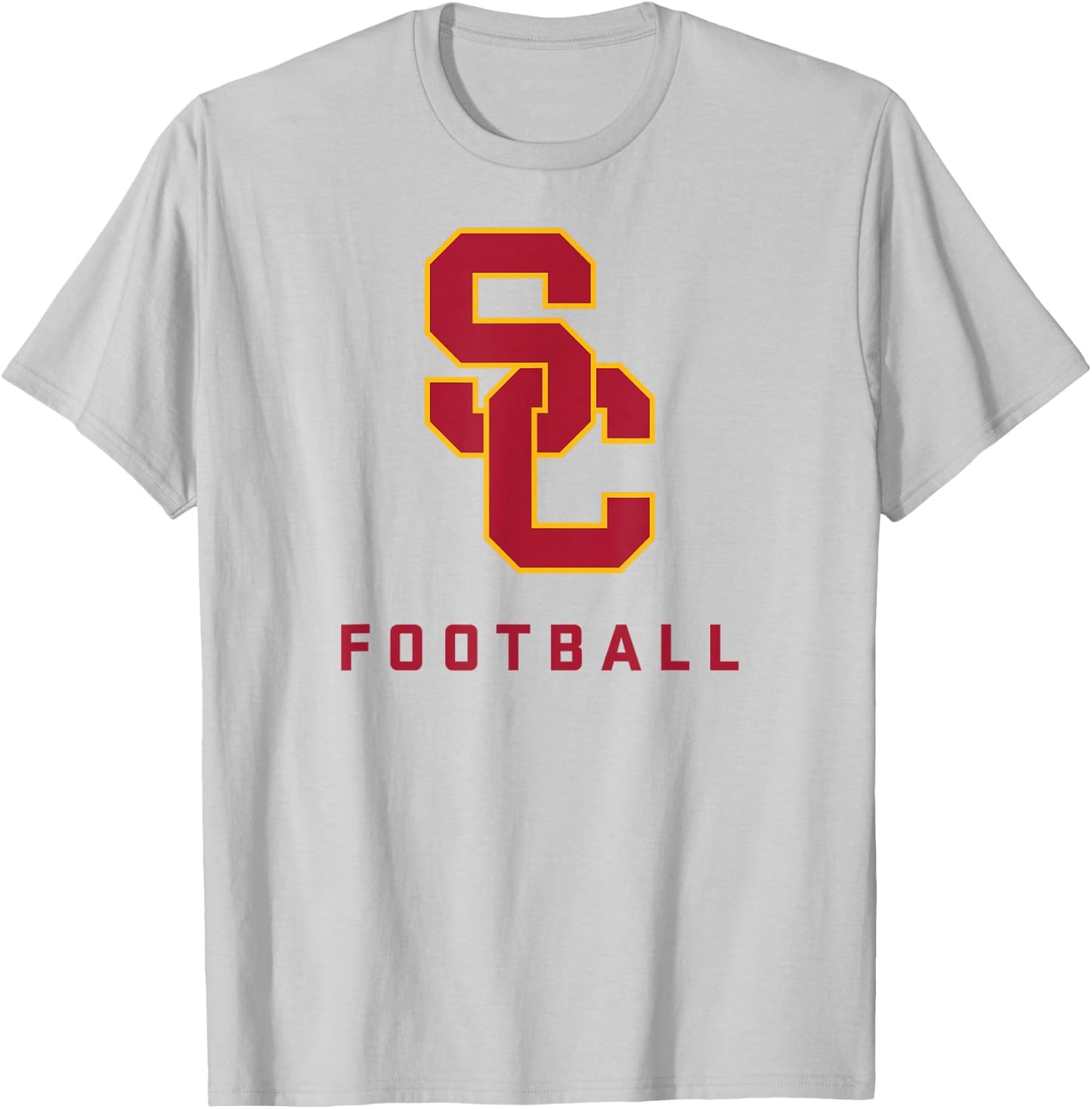 USC Trojans Football Classic Logo Officially Licensed T-Shirt - T-Shirt | Ash