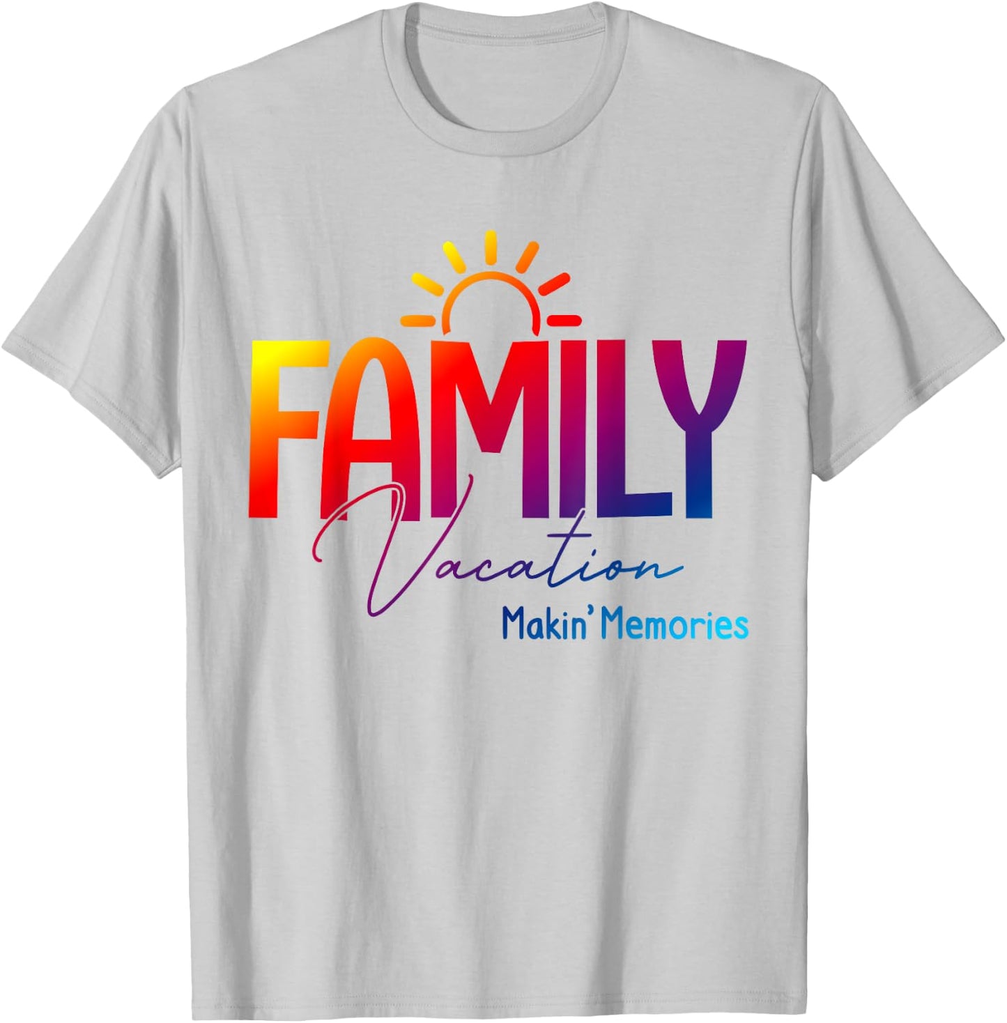 Matching 2022 Family Vacation Making Memories Beach Cruise Men Women Kids T-Shirt - T-Shirt | Ash
