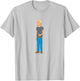 King Of The Hill Boomhauer Simple Standing Pose T-Shirt - T-Shirt | Ash