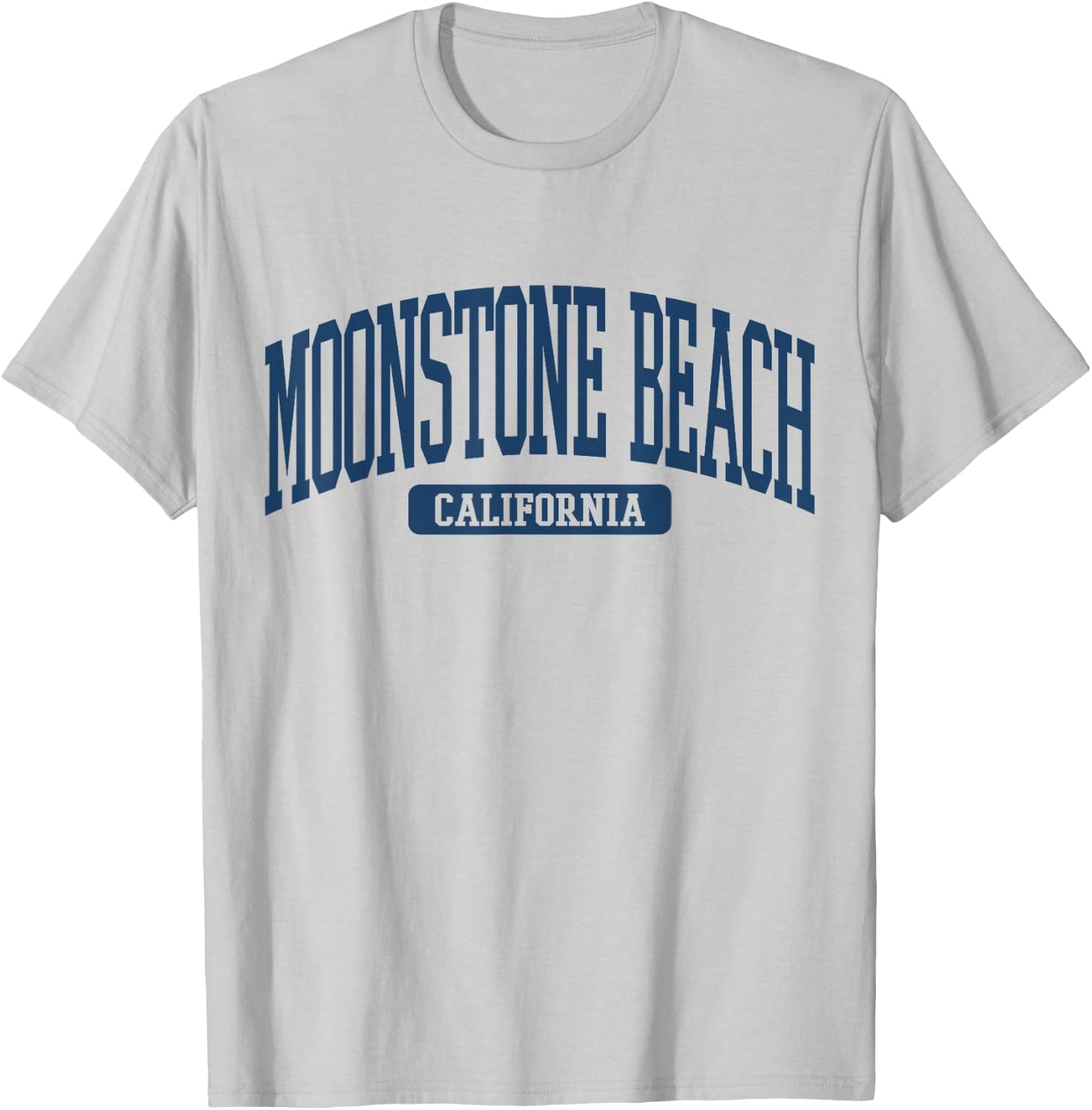 Moonstone Beach California Souvenir Beach, Retro, Vintage T-Shirt - T-Shirt | Ash