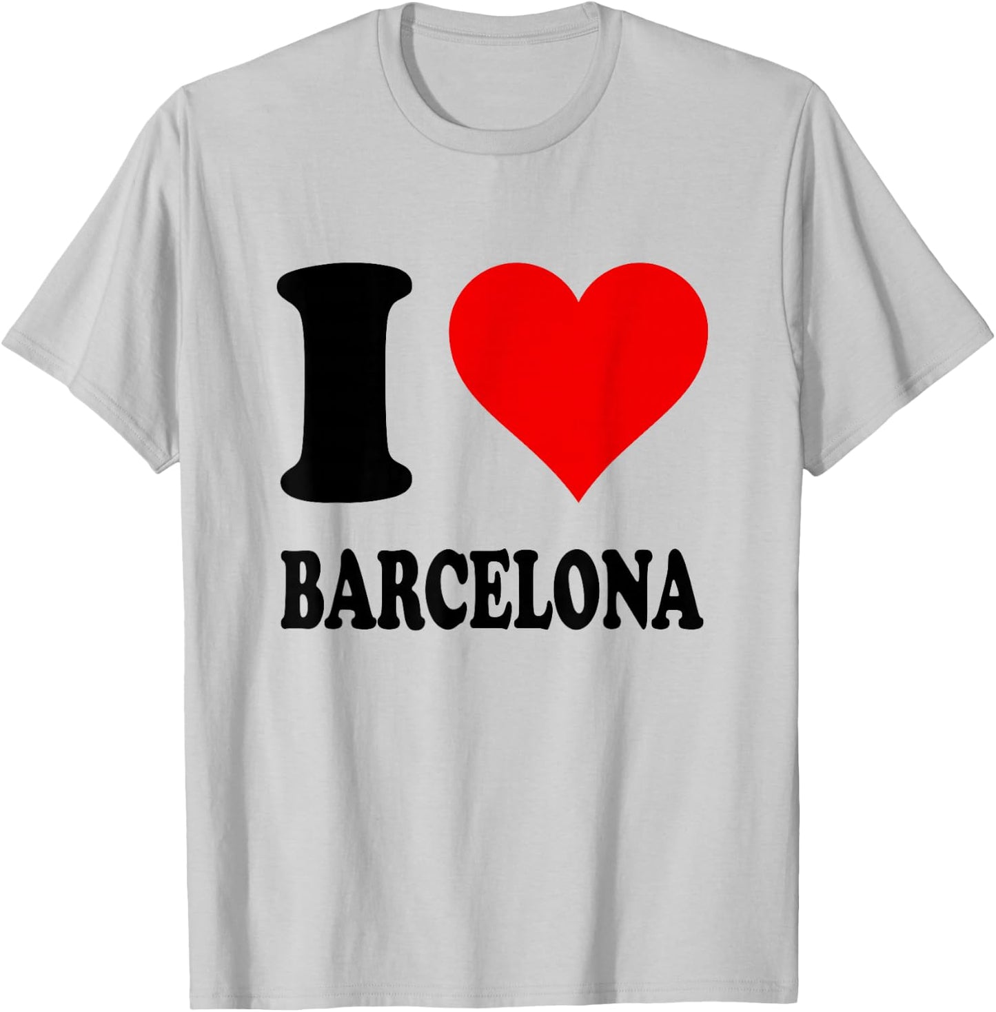 I Love Barcelona , White T-Shirt - T-Shirt | Ash