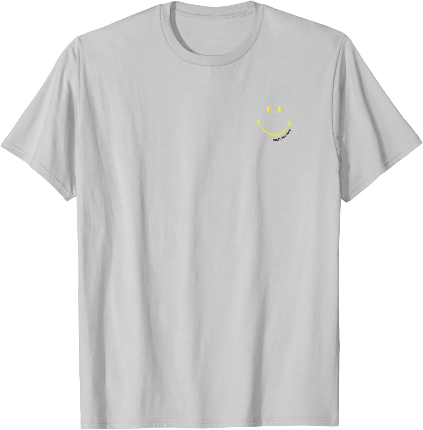 Smiley Originals Big Happy Smile T-Shirt - T-Shirt | Ash