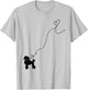 Sock Hop 50s Costume Poodle Shirt Cute Poodle 1950's Heart T-Shirt - T-Shirt | Ash