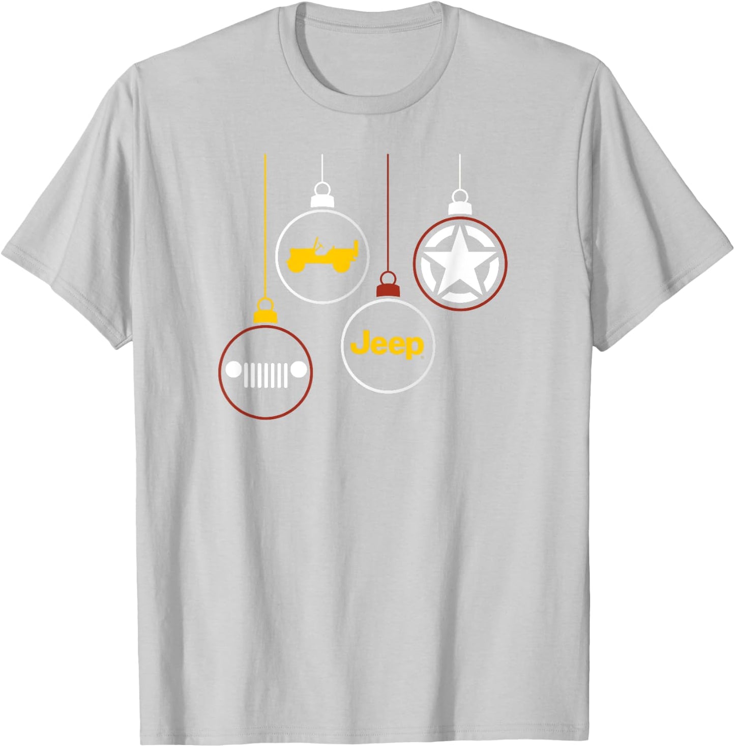 Jeep Ornaments T-Shirt - T-Shirt | Ash