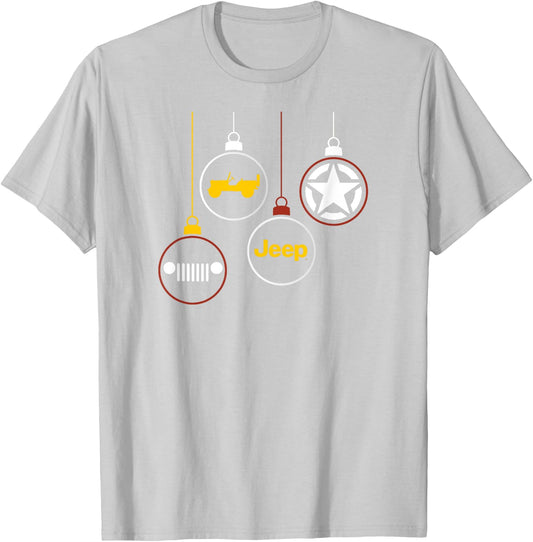 Jeep Ornaments T-Shirt - T-Shirt | Ash