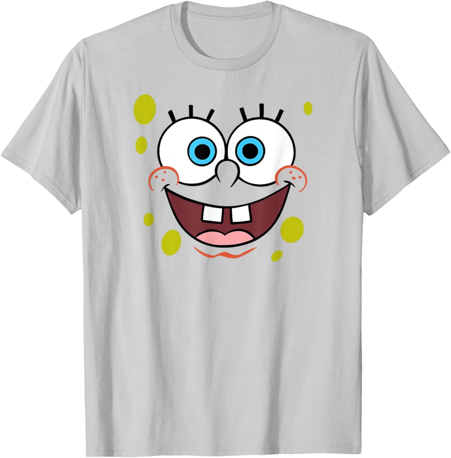 SpongeBob SquarePants Halloween Smiling Big Face Costume T-Shirt - T-Shirt | Ash