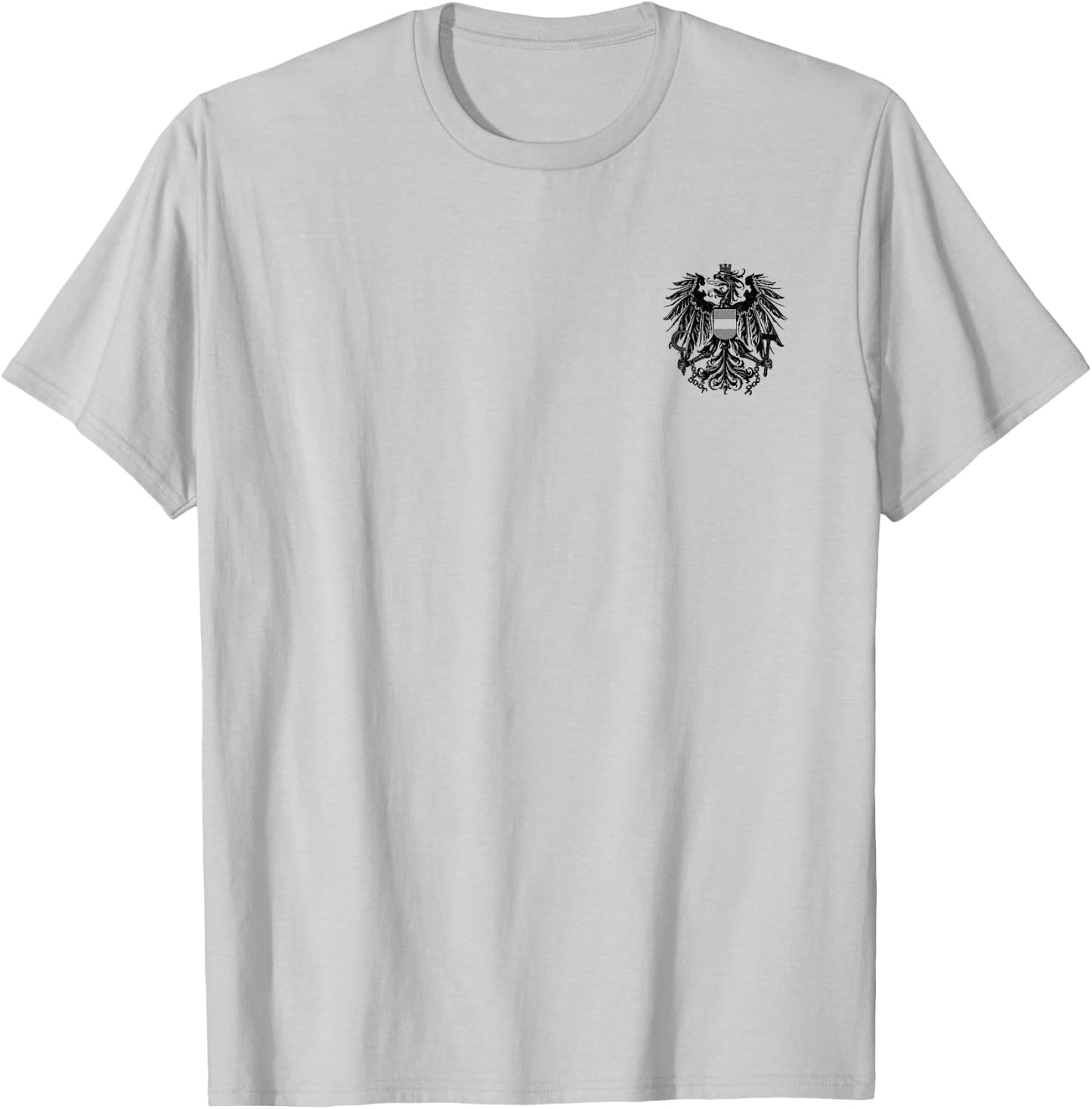 Austria Coat of Arms Austrian Eagle Emblem Symbol Flag T-Shirt - T-Shirt | Ash