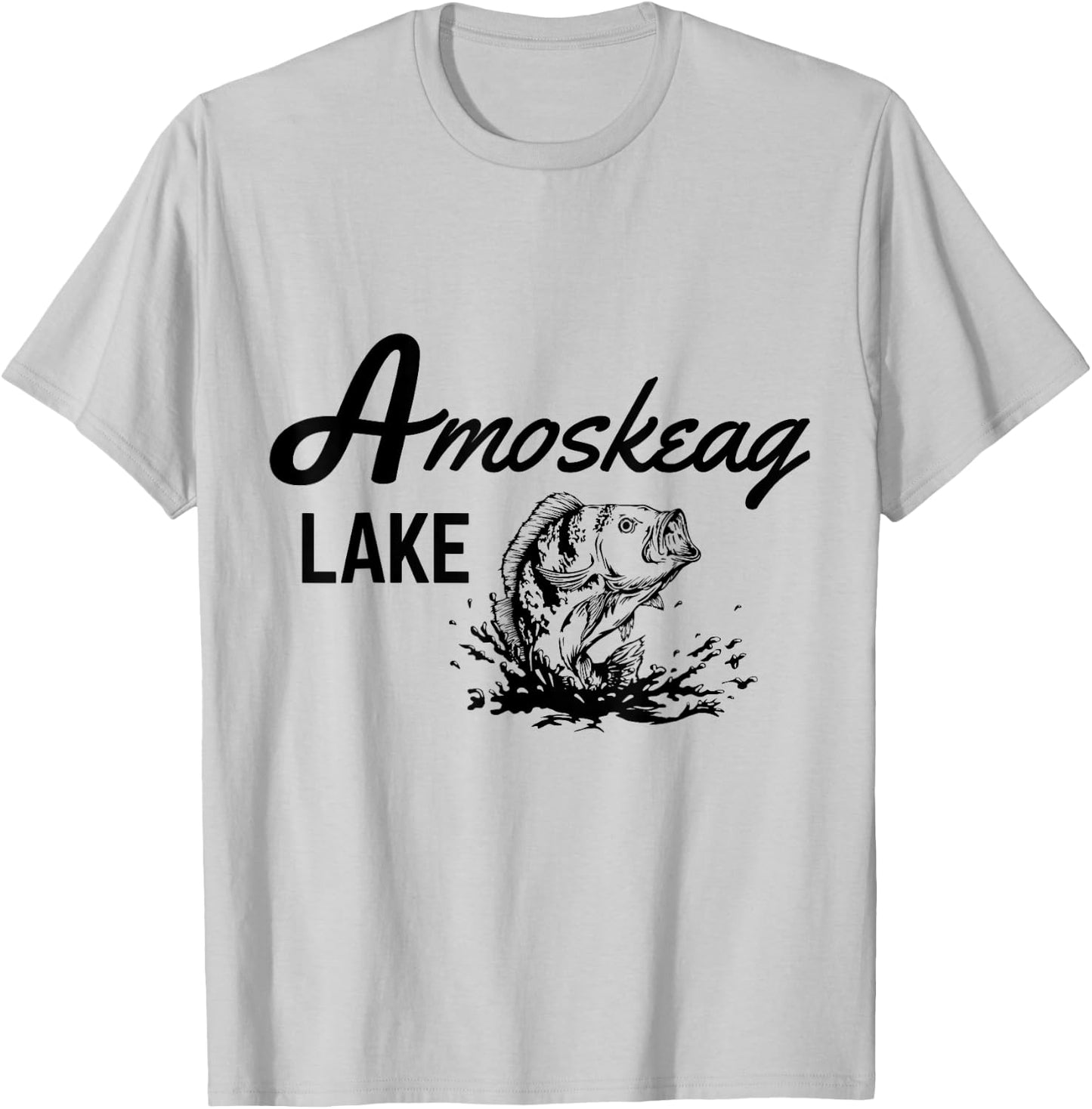 Amoskeag Lake Grown Ups T-Shirt - T-Shirt | Ash