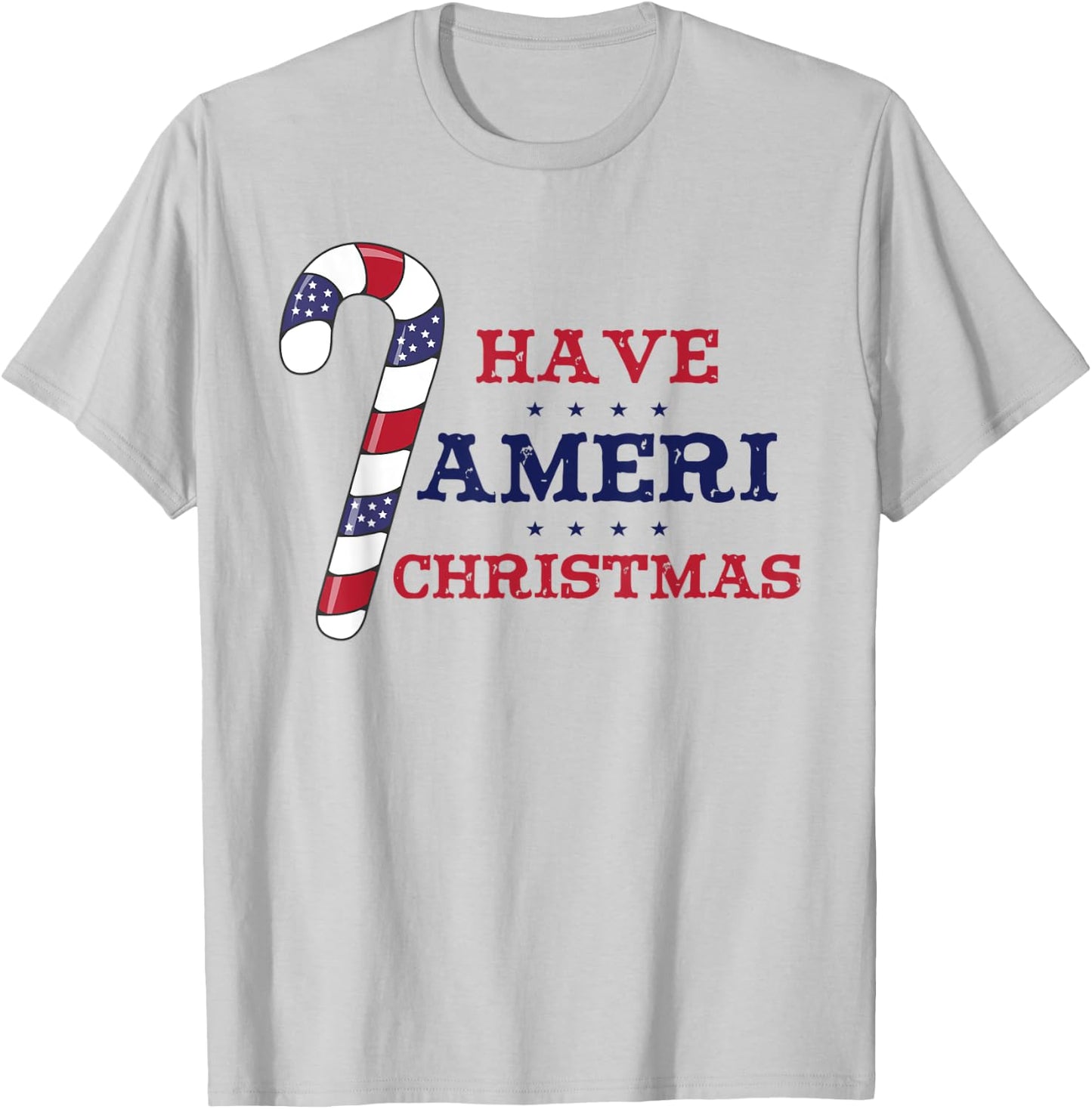 Patriotic Xmas American Have Ameri Christmas Kids Men T-Shirt - T-Shirt | Ash