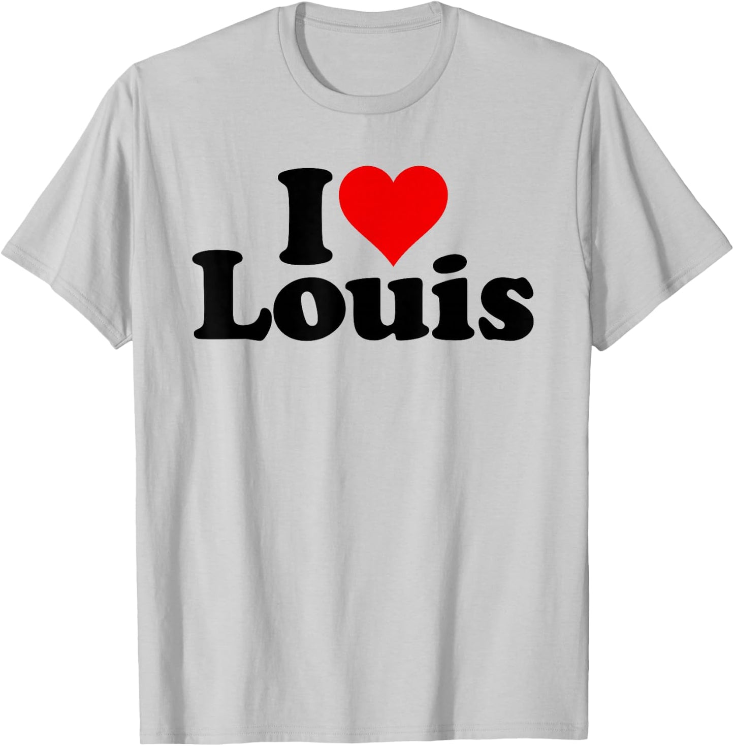 Ich Liebe Herz Louis T-Shirt - T-Shirt | Ash