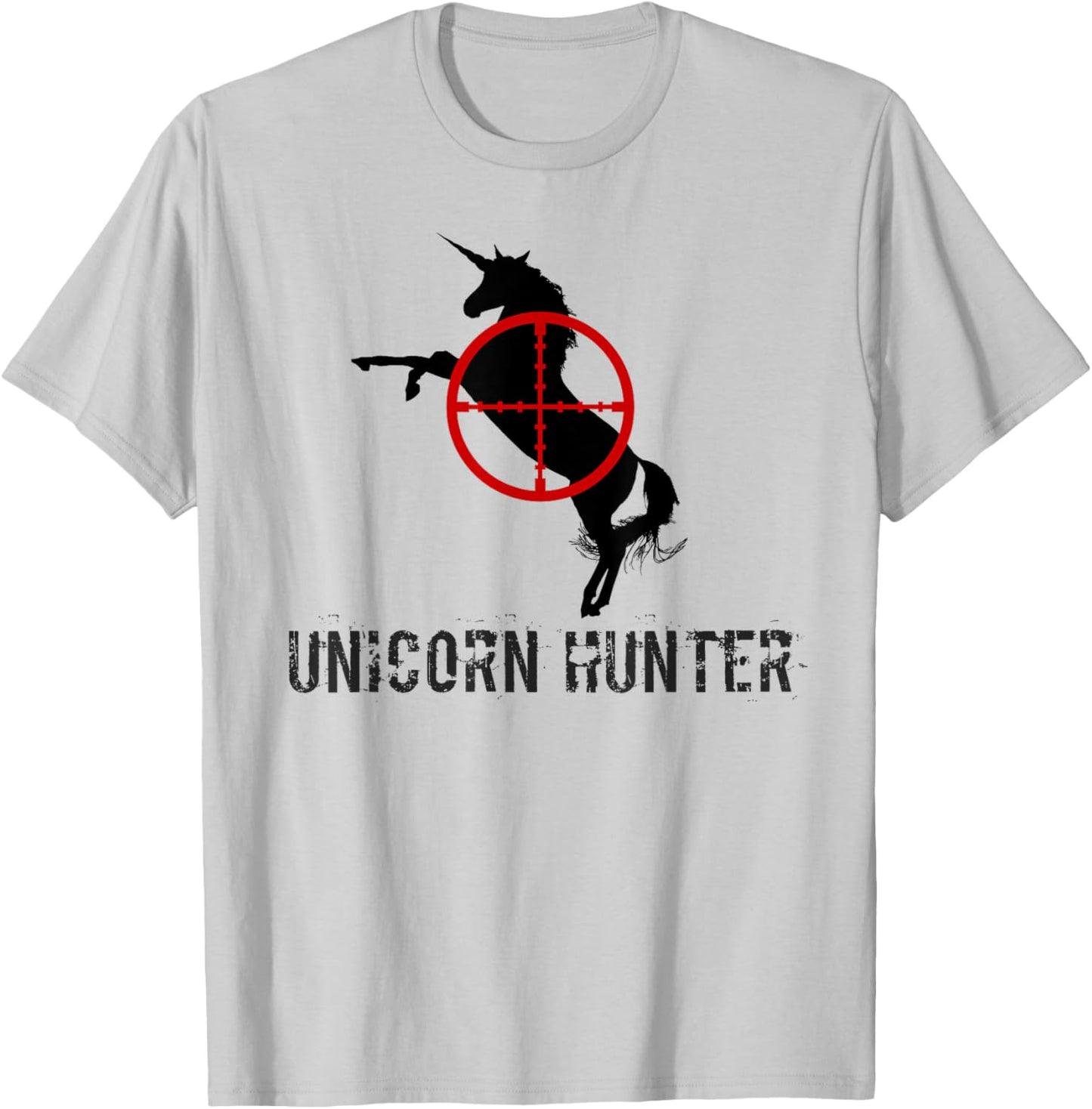 Unicorn Hunter: Unicorn Hunting T-Shirt - T-Shirt | Ash