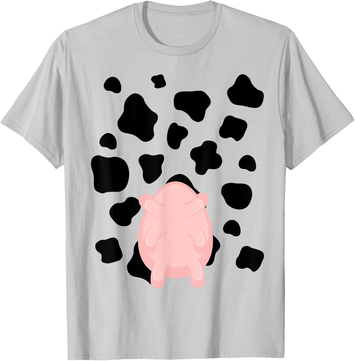 Cow Utter Funny Last Minute Halloween Costume Idea T-Shirt - T-Shirt | Ash