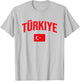 Türkiye - Flag of Turkey - Classic T-Shirt - T-Shirt | Ash