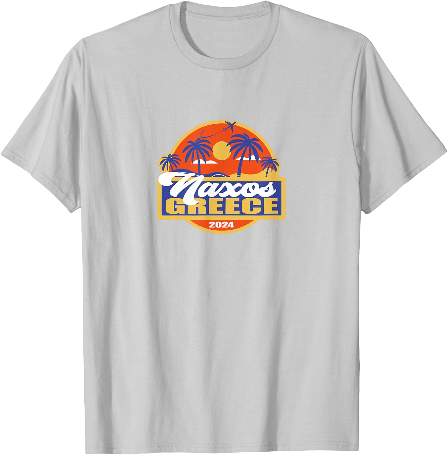 Naxos Greece Holiday 2024 Greek Islands Vacation Family T-Shirt - T-Shirt | Ash