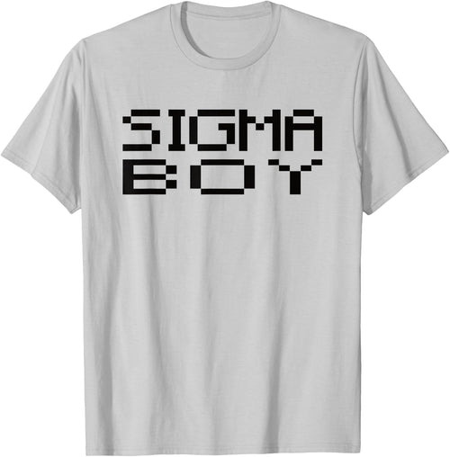 Sigma Boy – Sigma Design Trendy Motivational Men's , grey, S