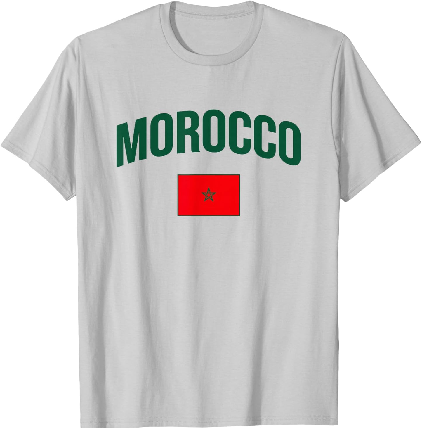 Morocco - Flag of Morocco - Classic T-Shirt - T-Shirt | Ash