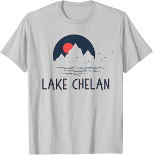 Lake Chelan Washington Outdoor Family Adventure Vacation T-Shirt - T-Shirt | Ash
