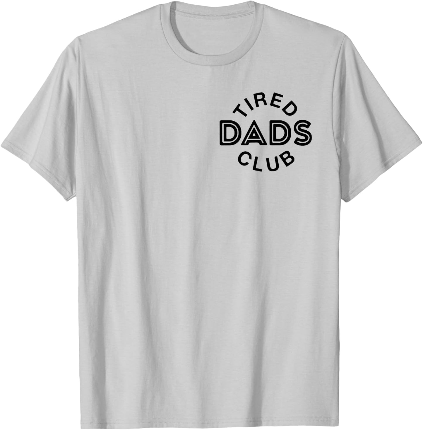 Tired Dads Club Playmat Car Race Track Dad Father's Day T-Shirt - T-Shirt | Ash