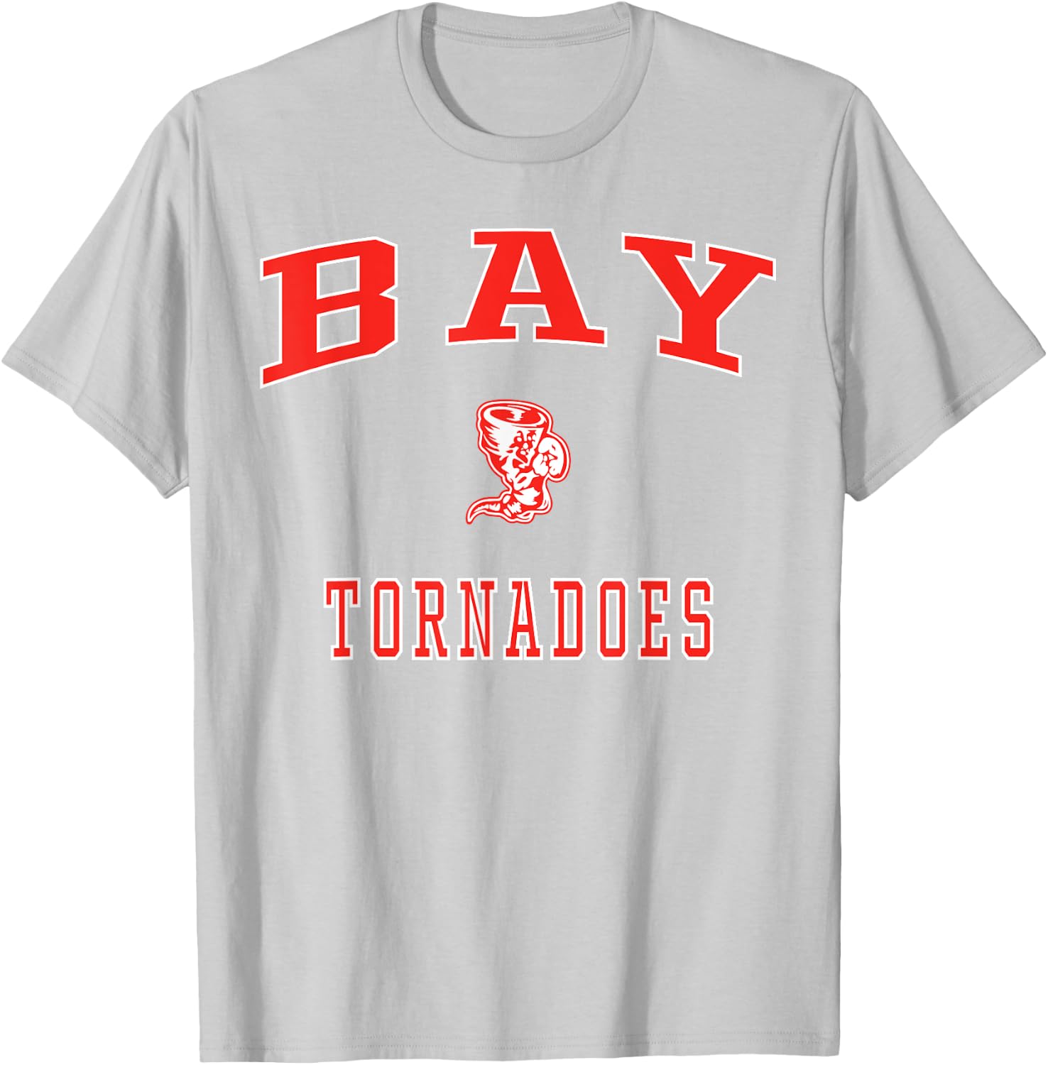 Bay High School Tornadoes T-Shirt - T-Shirt | Ash